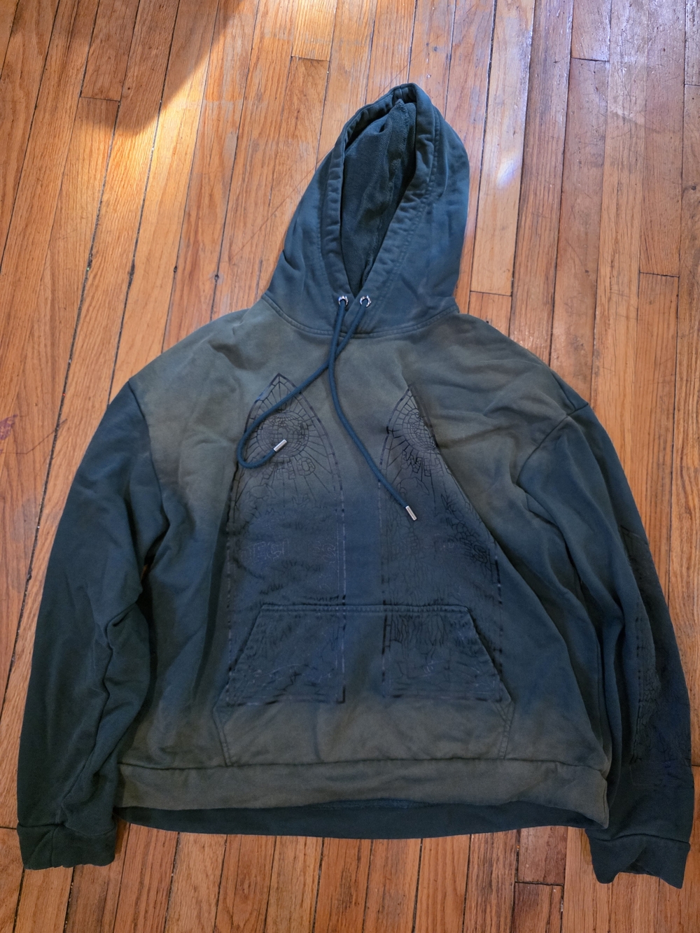 Who Decides War 'Witness' Green Hoodie Medium